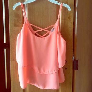 Bright flowy tank!