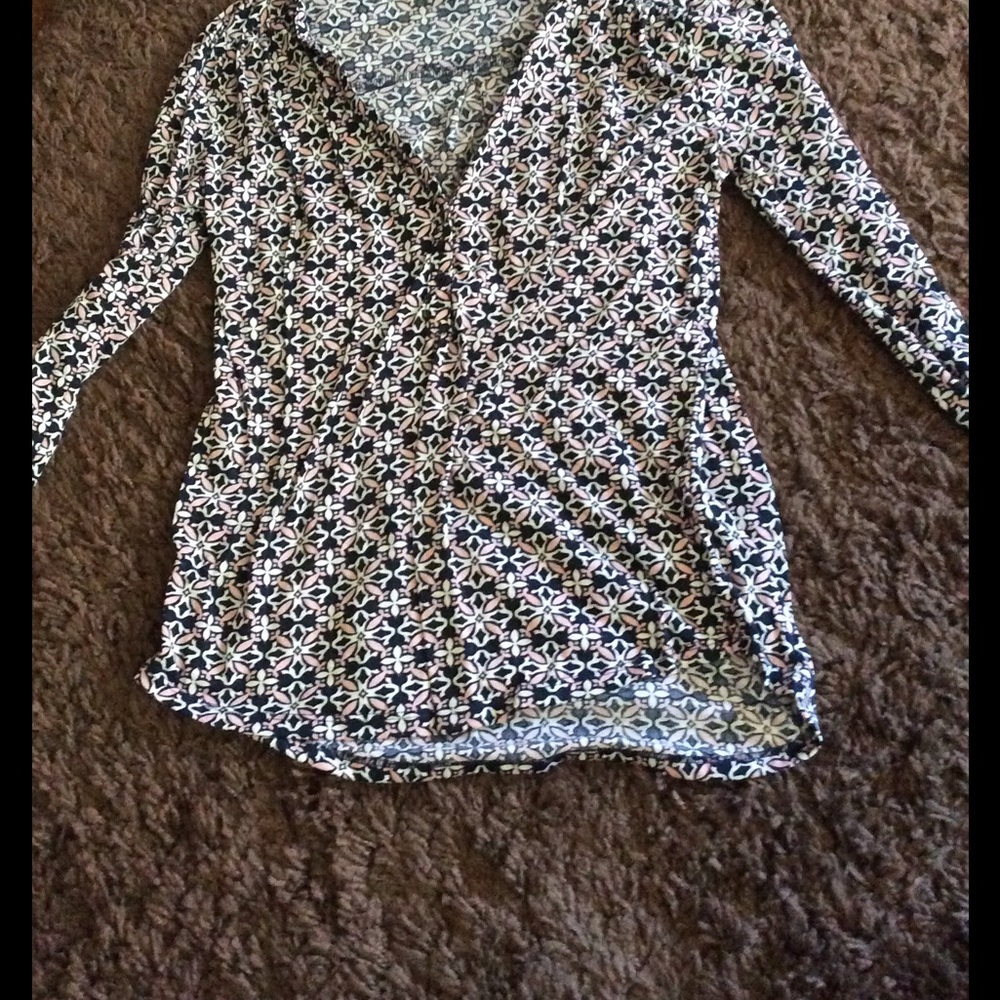 Pink and Blue Blouse