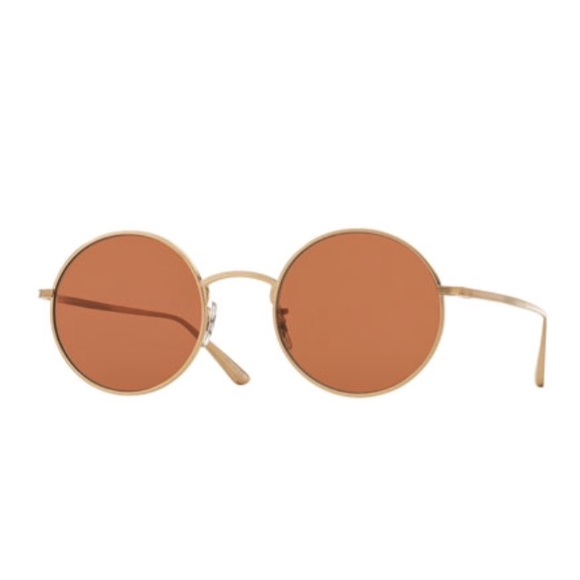 Oliver Peoples/ The Row in Gold/ Persimmon