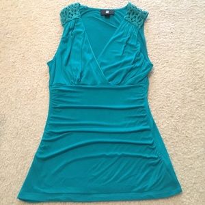 Cute teal tank top
