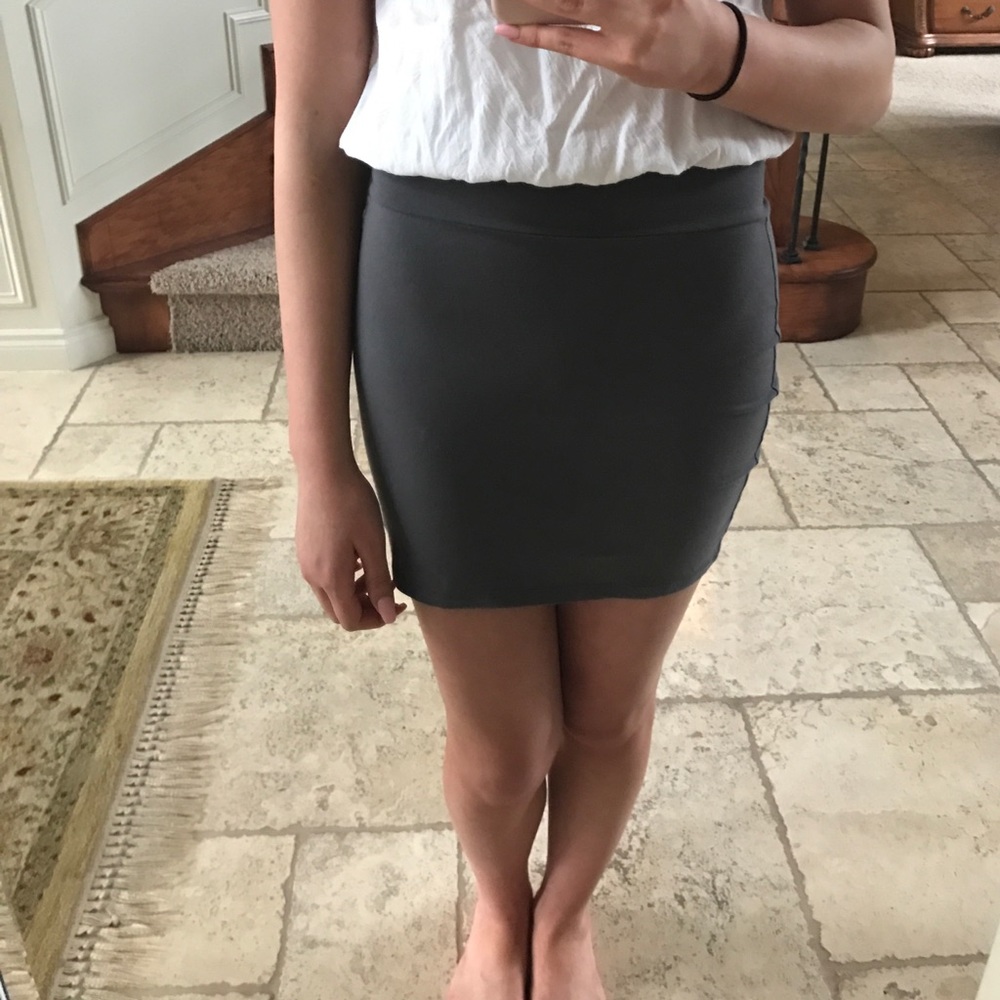 VS pink grey pencil skirt