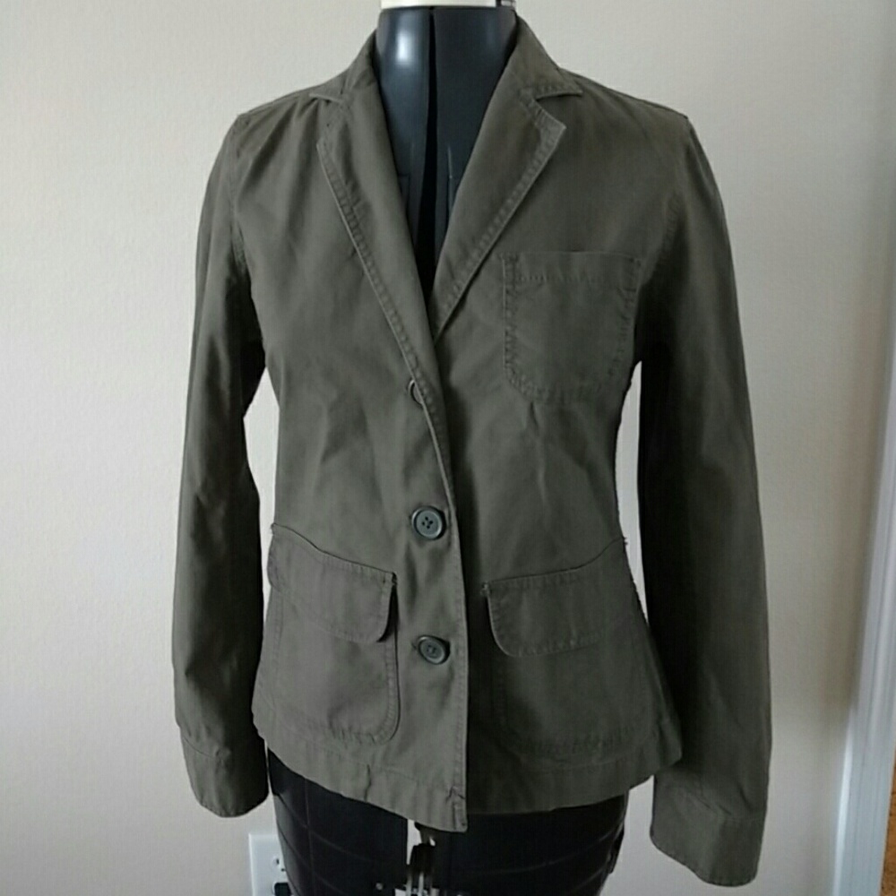 Army green bazer by Gap