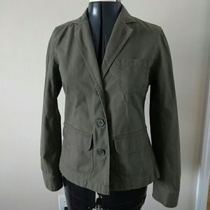 Army green bazer by Gap