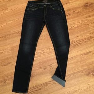 Silver Jeans - Dark Rinse -  Aiko Skinny Jean