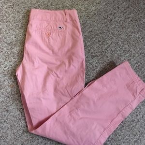 Pink vineyard vines pants