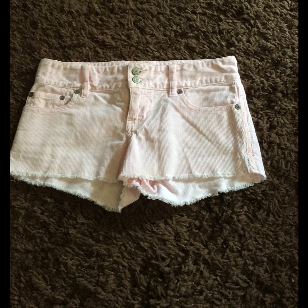 Pink Abercrombie and Fitch shorts