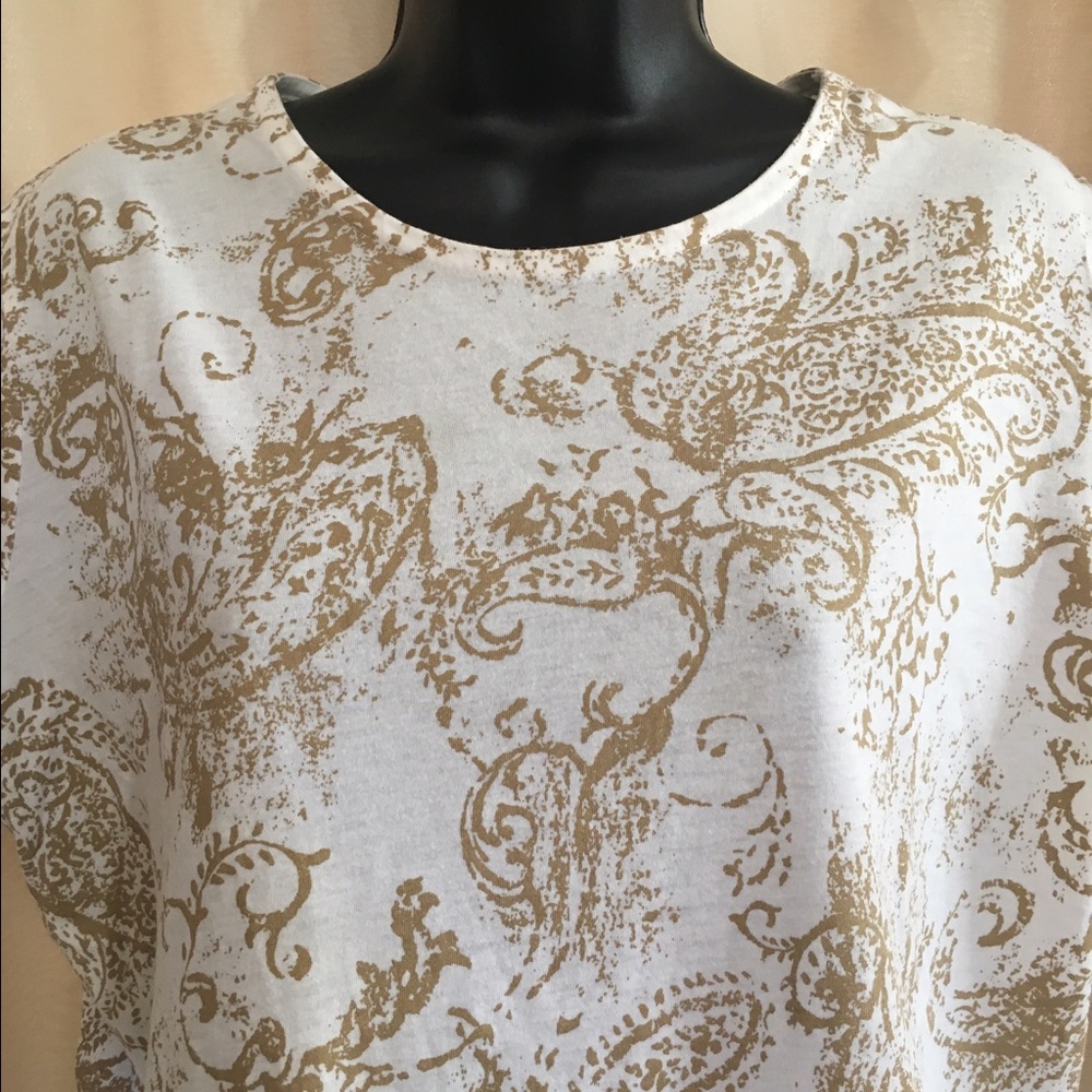 Lauren Ralph Lauren Design Top 💯% Cotton~Large - Picture 2 of 4