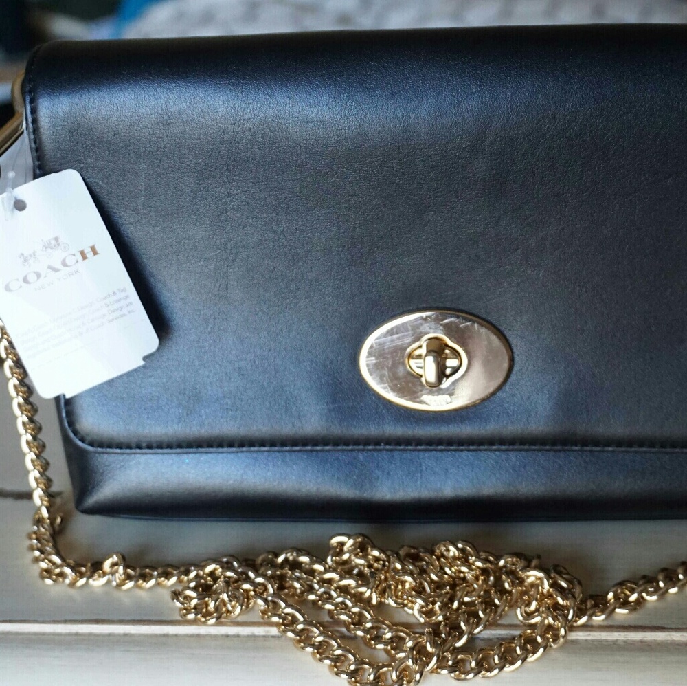 Coach Crosstown Crossbody Chain Purse NWT!!