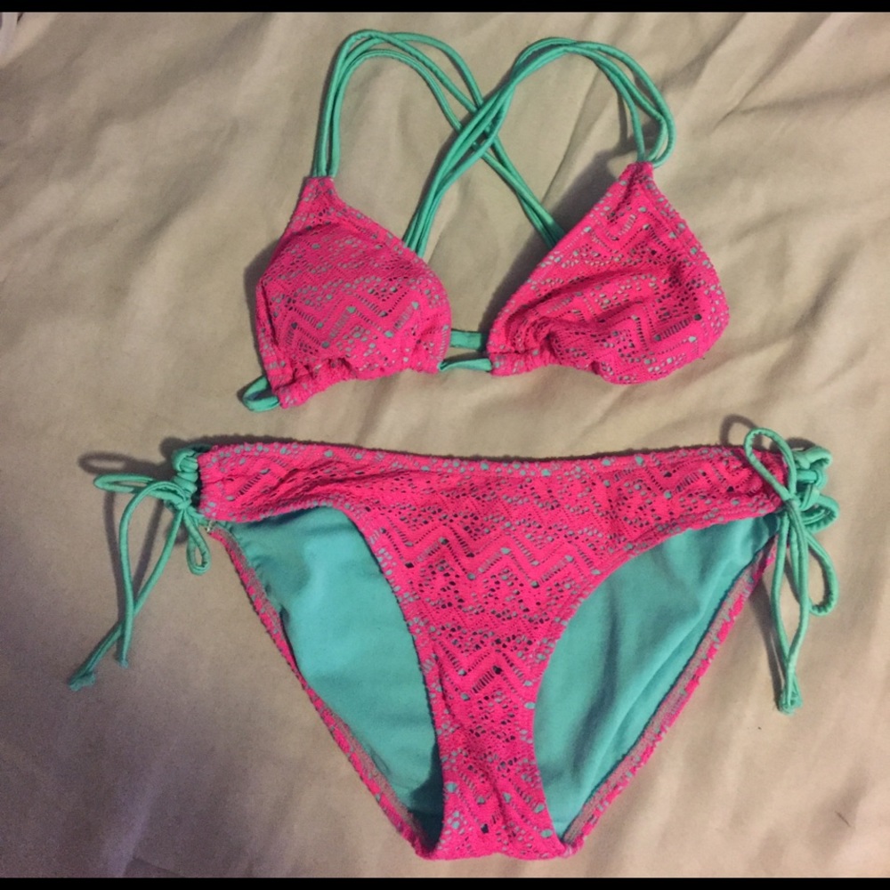 Two piece Ninety-Nine lace swimsuit