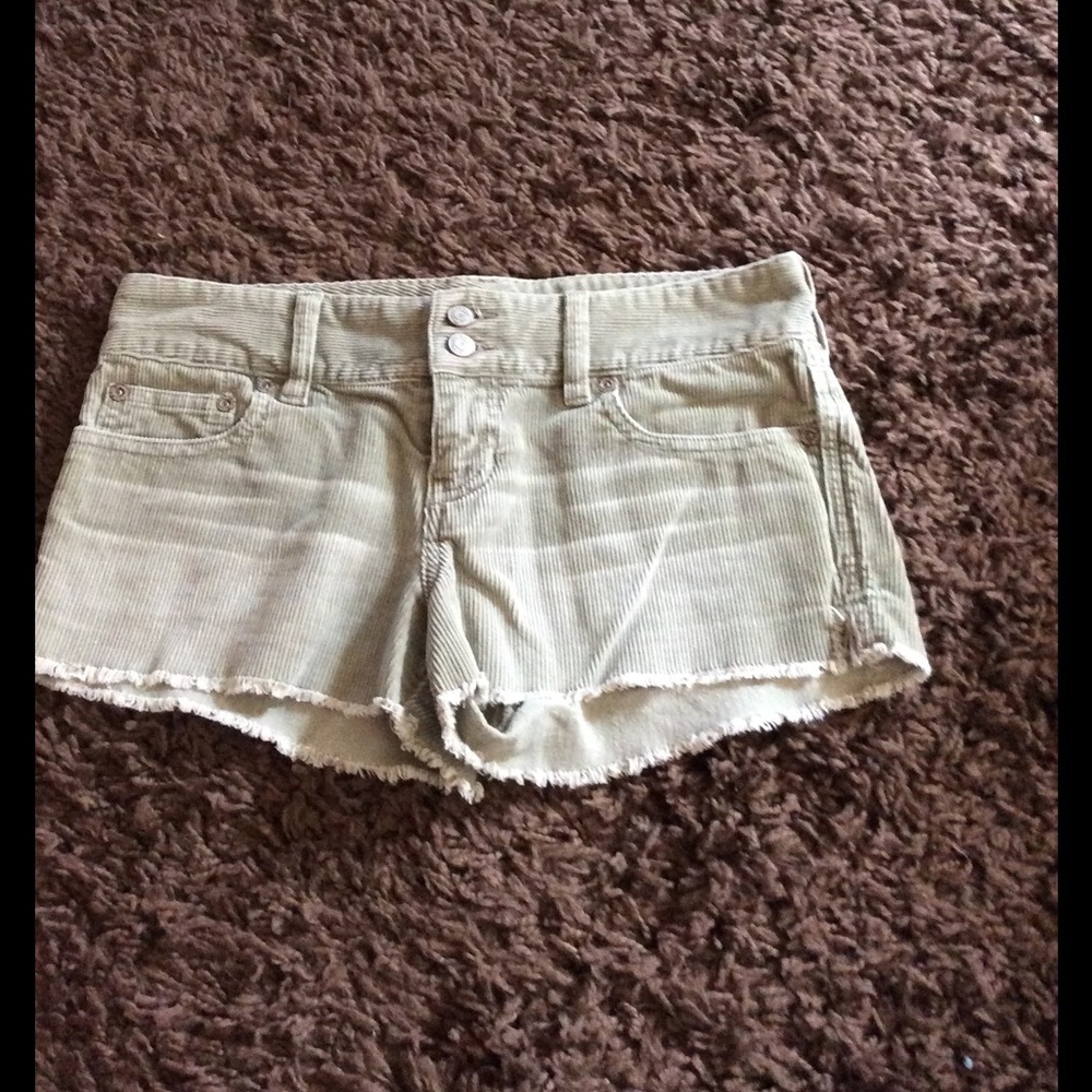 Green Abercrombie and Fitch Shorts