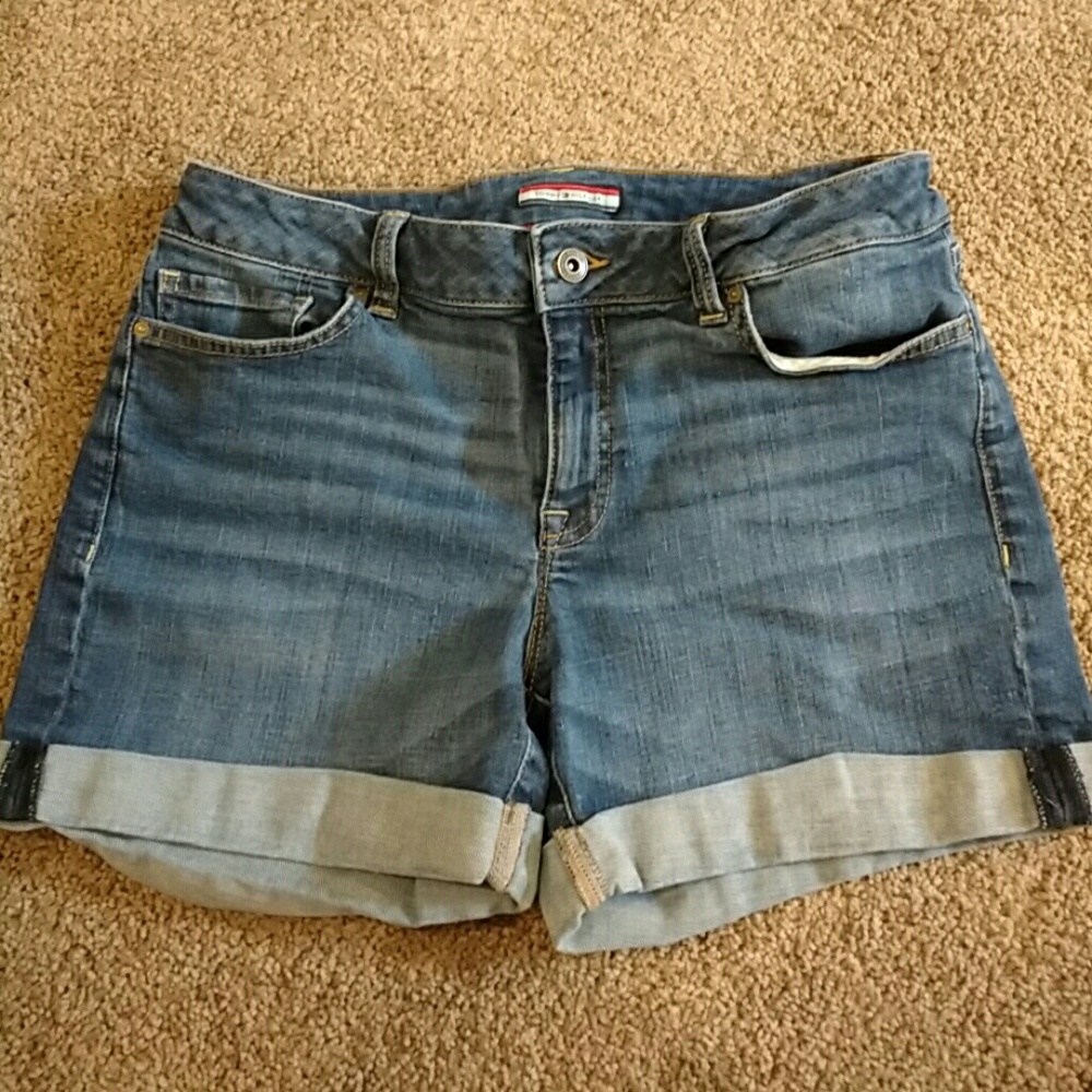 Tommy Hilfiger Cuffed Denim Shorts