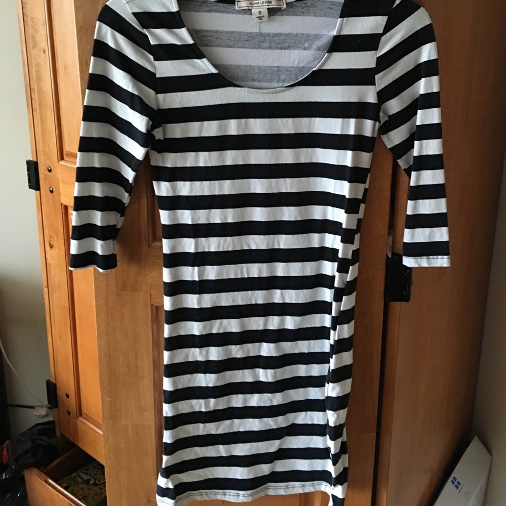 Adam Levine striped body con dress!