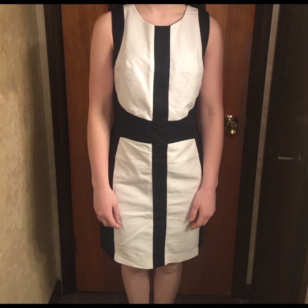 Willi Smith Black and White Dress Size 6