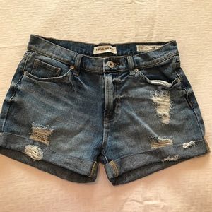 Boyfriend styled Bullhead Denim Co. shorts