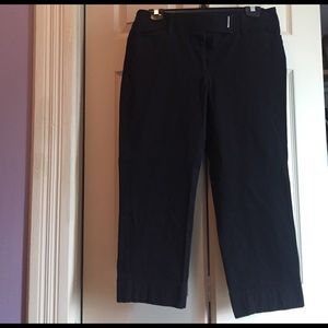 Black Crop Pants Capris