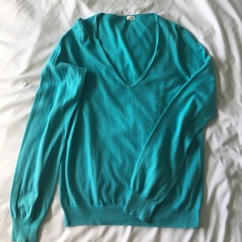 J Crew V-neck sweater, size medium