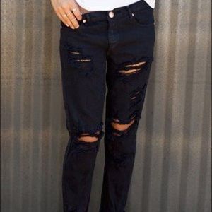 One by Teaspoon black vintage "awesome baggies"