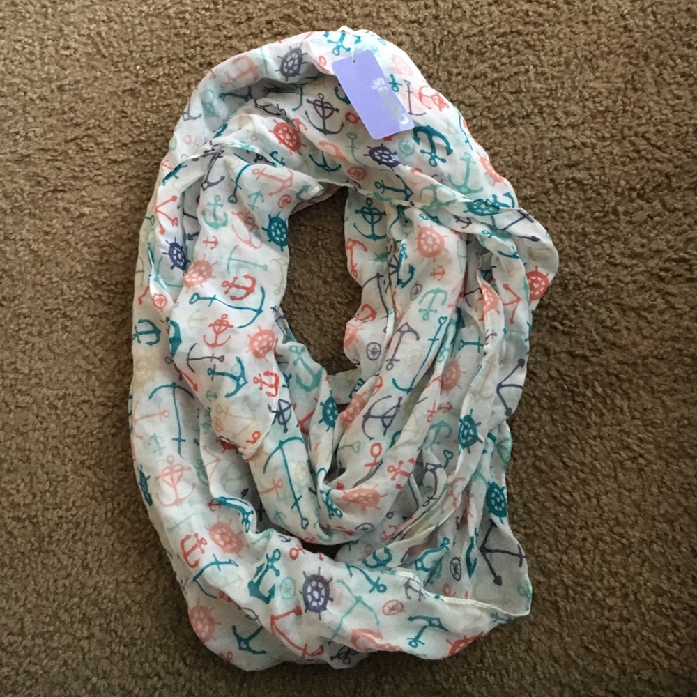 Anchor infinity scarf