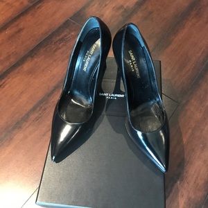 YSL black heels