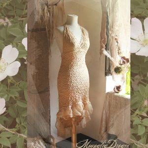 "Moonalia Dream" Faerie Raw Hem Gown