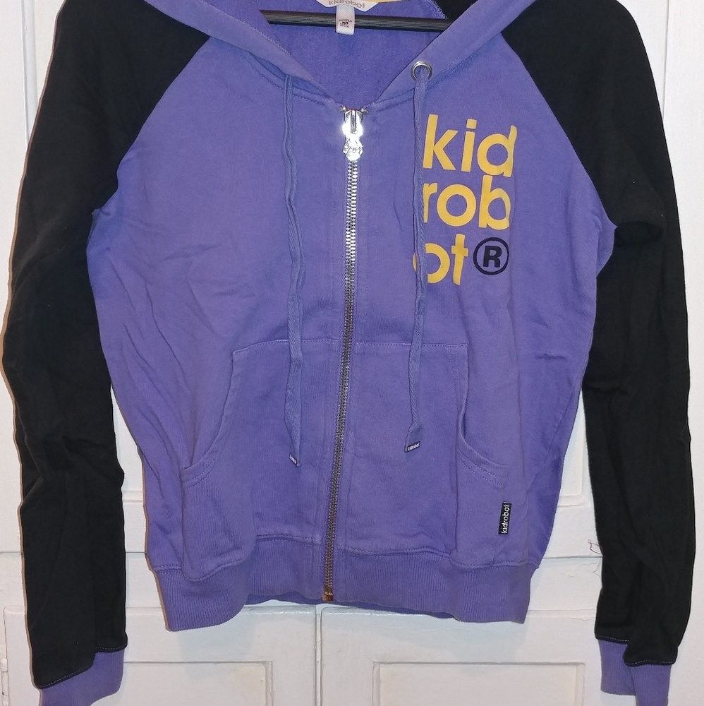 SOLD Women's Kidrobot Hoodie Safety Pin M