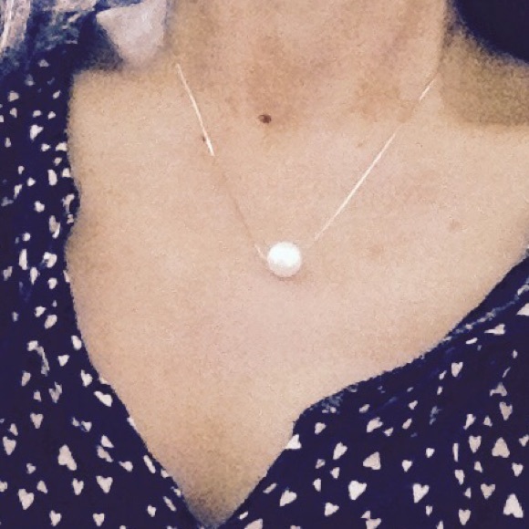 925 Sterling silver Freshwater Pearl Necklace18" - Picture 4 of 4