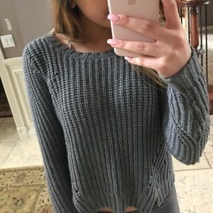 Cropped sweater