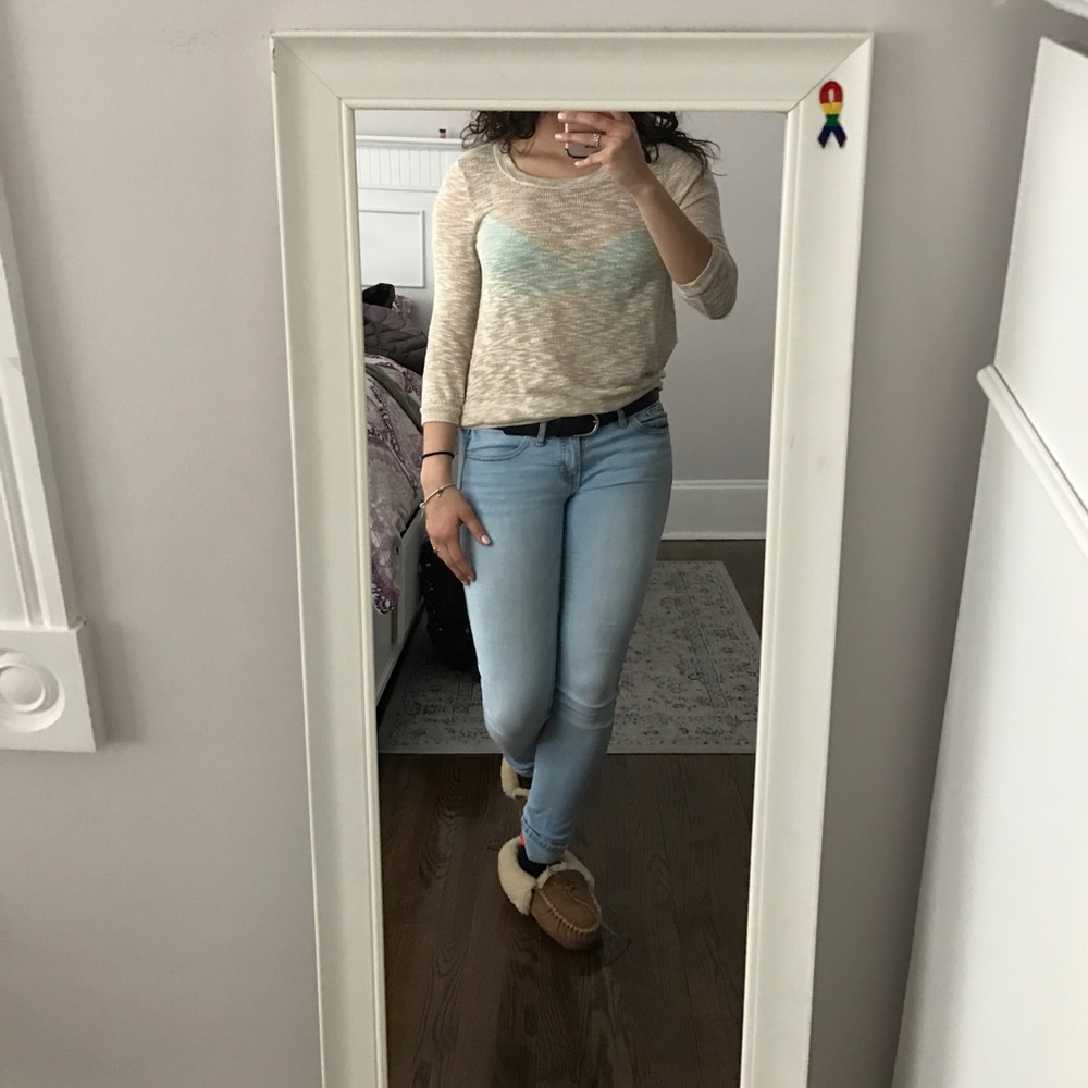 Shear gold top