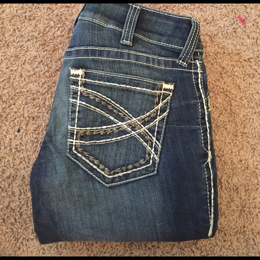 Ariat real jeans boot cut