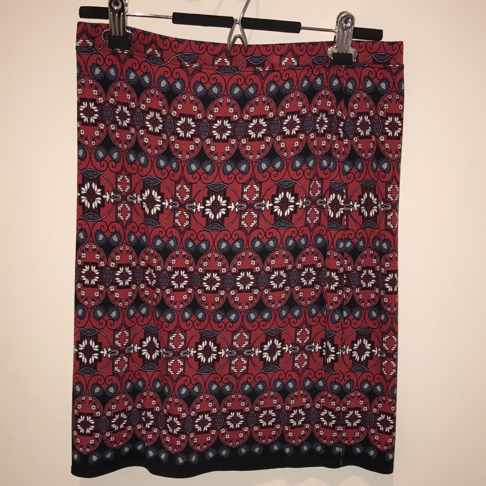 Max Studio printed pencil skirt
