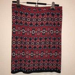 Max Studio printed pencil skirt