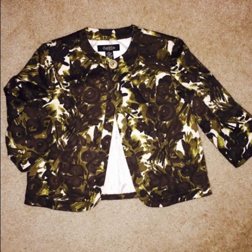 PECK & PECK Floral Blazer