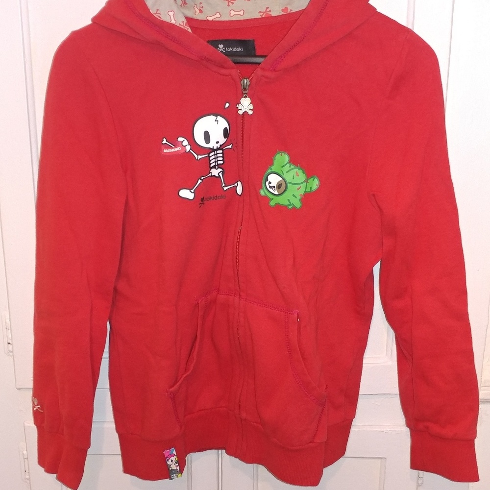Tokidoki Women's Red Bastardino Hoodie M