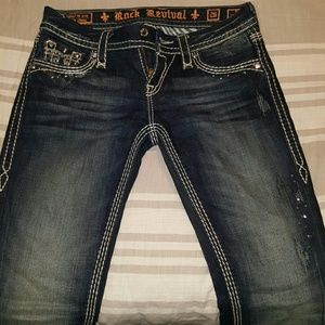 Rock revival buckle jeans