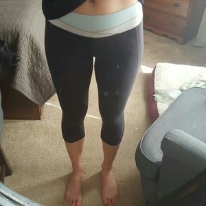 Gray yoga pants