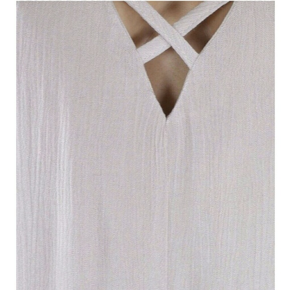 2 LEFT🌼Beautiful Blush Criss Cross Romper - Picture 4 of 4