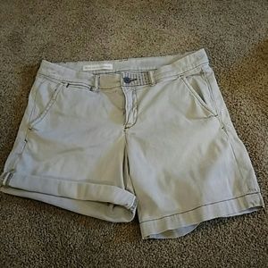 Anthropologie Relaxed Chino Shorts by Pilcro