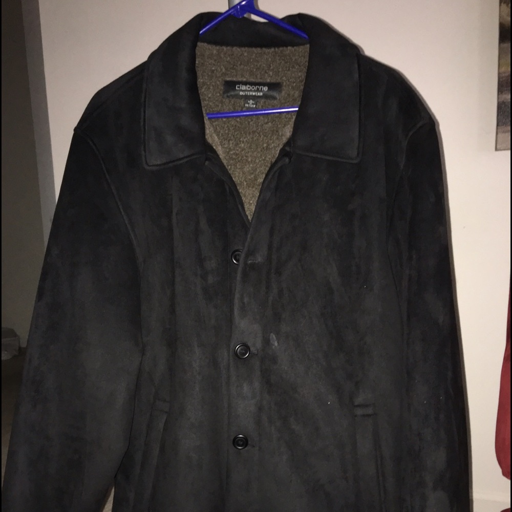 Oversized Suede Jacket