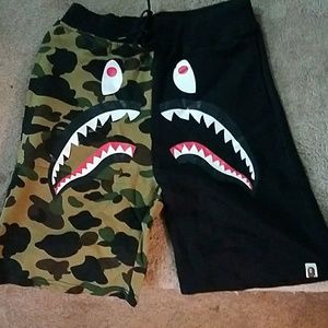 BAPE SWEAT SHORTS