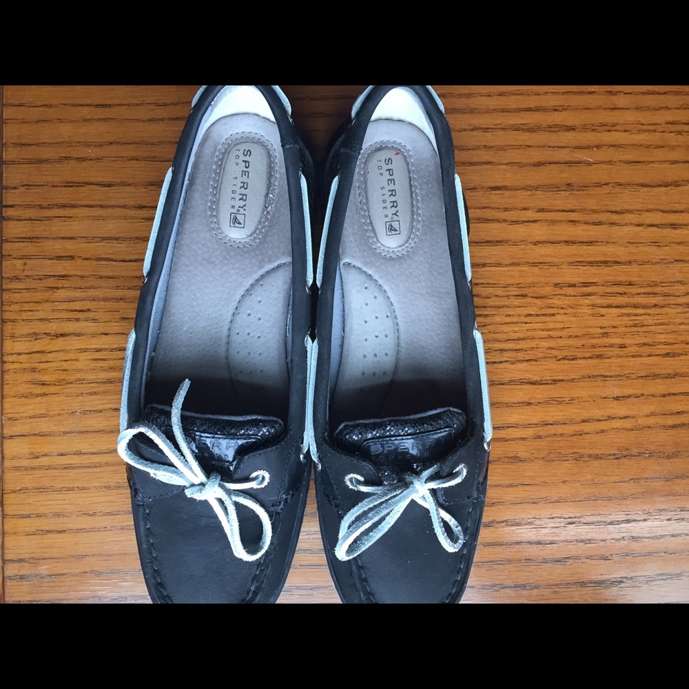 Women's size 8.5 Black Sperry Top Siders