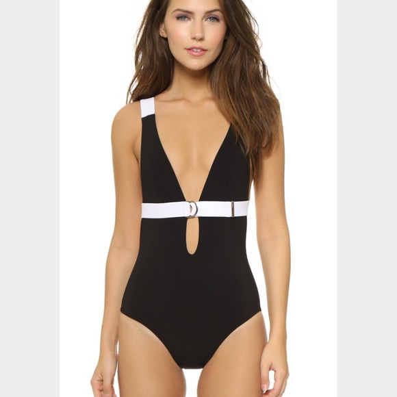 Karla Colletto - Strappy V Neck Maillot - NWT