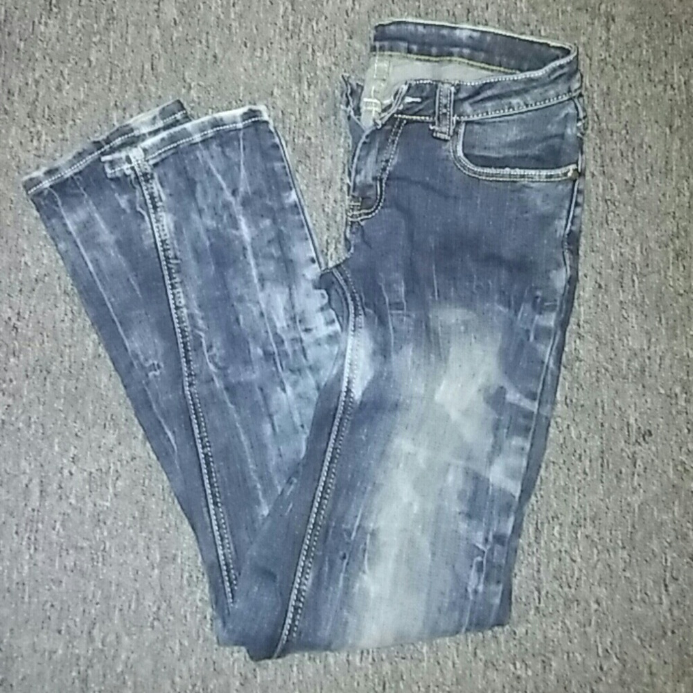 Machine skinny jeans