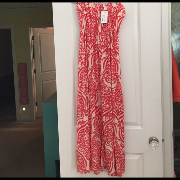 Coral printed maxi - Picture 2 of 4