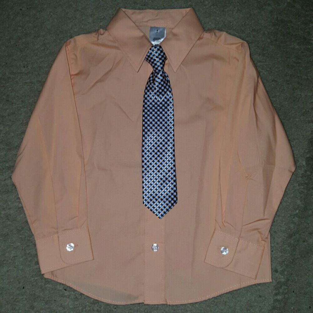 Boys dress shirt w/ tie