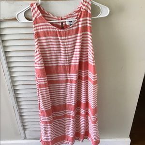 Old navy linen stripe dress