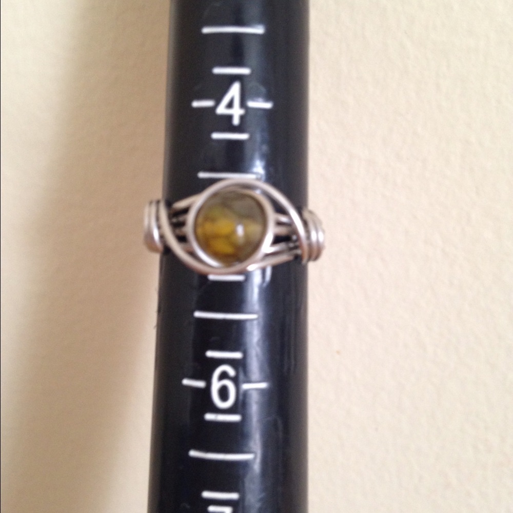 Wire wrapped ring