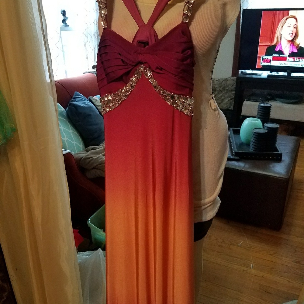 Ombre spring inspired dress