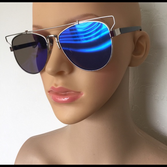 Unisex Sexy mirrored Aviator sunglasses - Picture 2 of 8