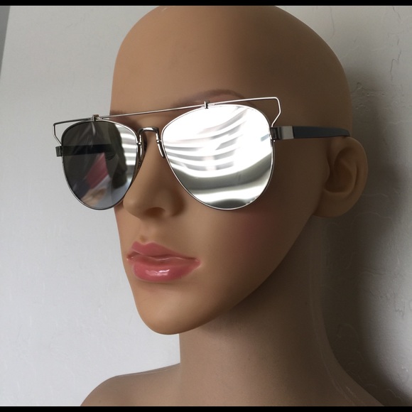 Unisex Sexy mirrored Aviator sunglasses - Picture 4 of 8