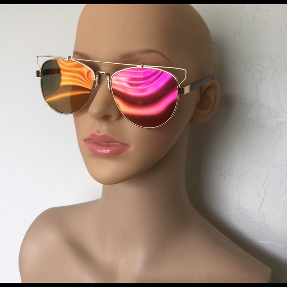 Unisex Sexy mirrored Aviator sunglasses - Picture 6 of 8